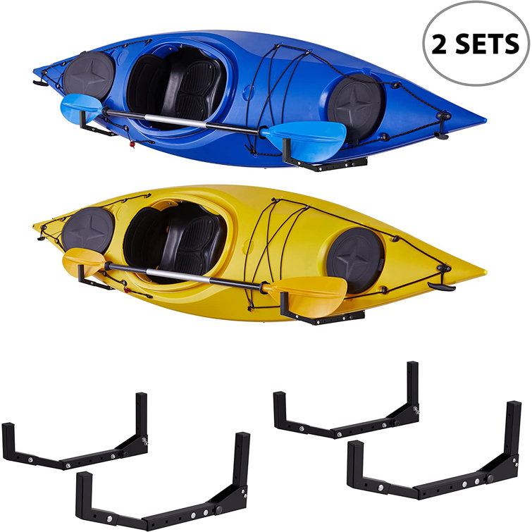 Kayal Metal Wall Mounted Adjustable Kayak Rack